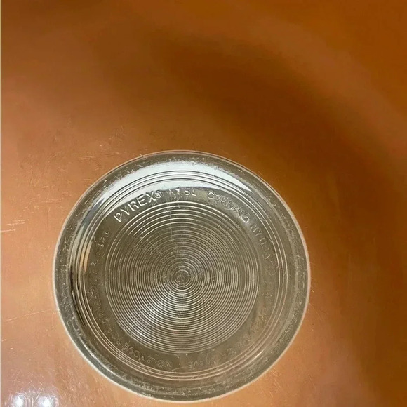 PYREX Corning NY USA 325 2.5L and 323 1.5L Set of 2 Nesting Mixing Brown Bowls - Picture 12 of 16